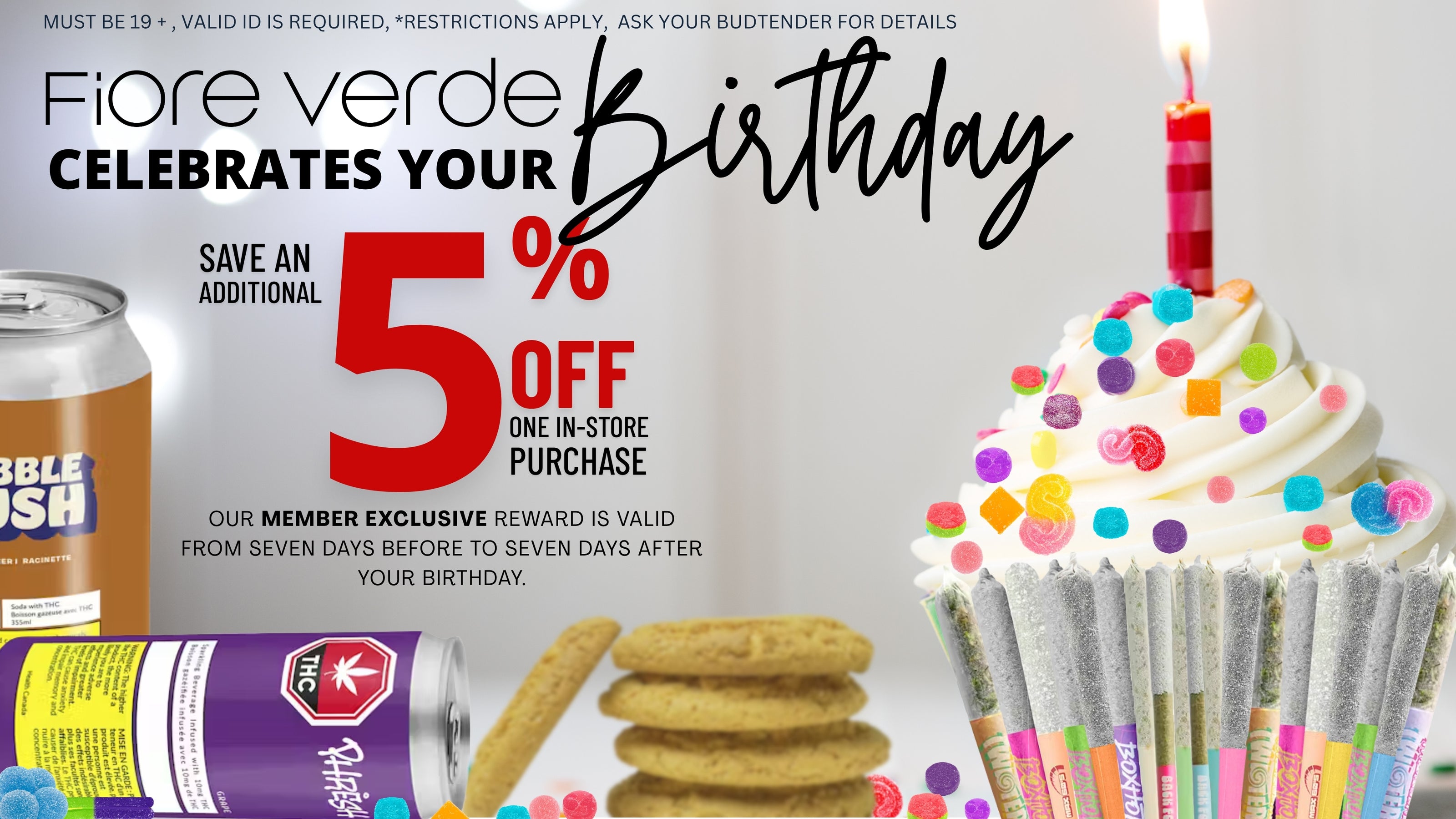 Cannabis Birthday discount