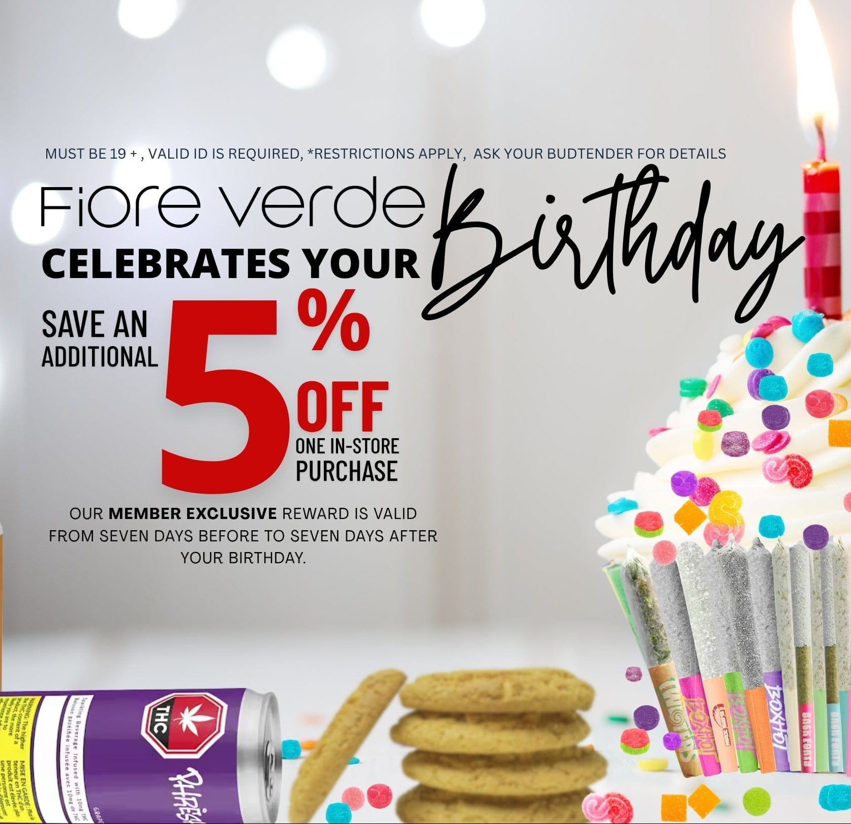 Cannabis Birthday discount