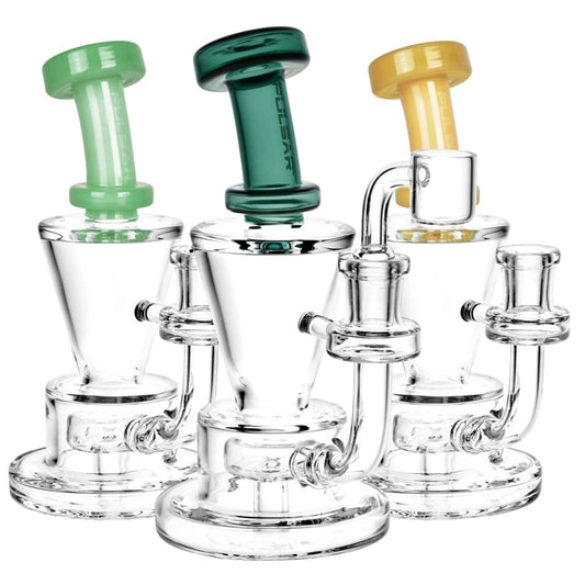 Funnel Dab Rig 6.5" w/ Colour Accents by Pulsar - WP 389
