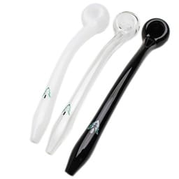 Gandalf Glass Pipe 9" by Tree Glass - Black
