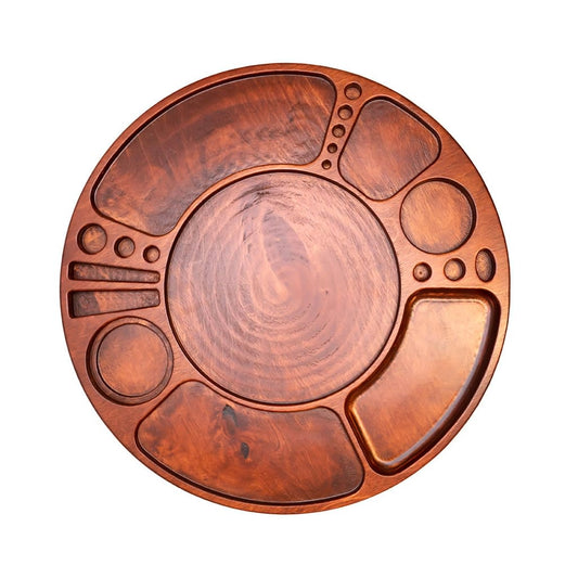 Blazy Susan Spinning Rolling Tray (Cherry)