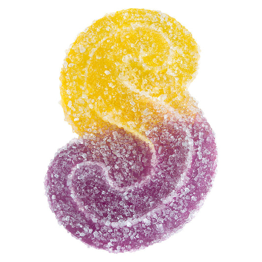 Spinach SOURZ - Fully Blasted Peach Passionfruit 1:1 CBN THC Gummy