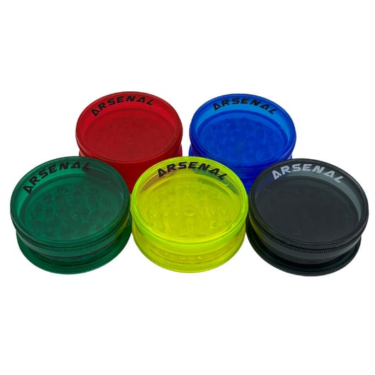 Arsenal Clear Neon 60mm 3-Pc Acrylic Grinder