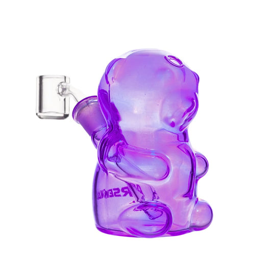5" 5mm Arsenal Happy Bear Dab Rig (Purple)