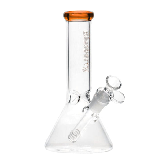 8" Blueberry Mini Beaker Bong (Topaz)