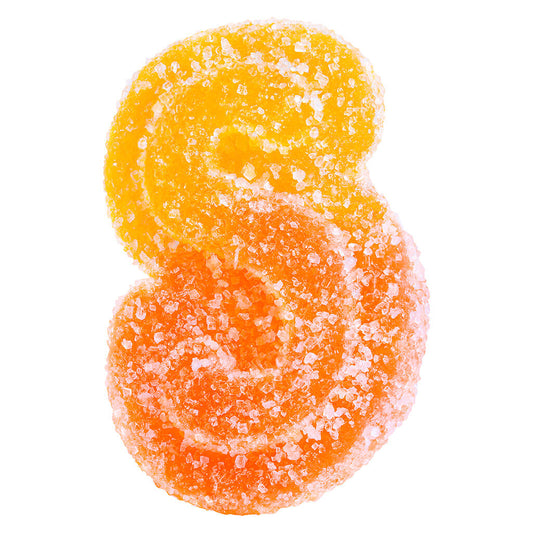 SOURZ - Fully Blasted Peach Orange 1:1 THC CBD Gummies