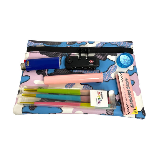 Travel Case Gift Sets - Pink/Blue Camo