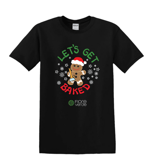 Let's Get Baked Christmas Shirt - Black