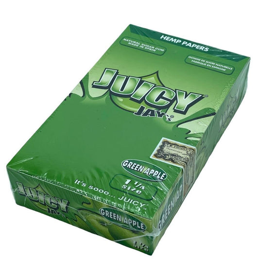 Juicy Jay's 1 1/4 Flavoured Papers Green Apple