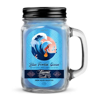 Beamer Smoke Killer Collection Candle - 4oz (Blue F*#kin Ocean)