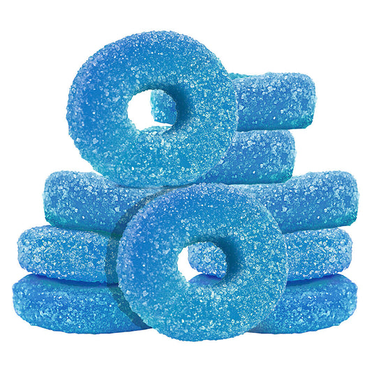Olli O's - 100 THC Multipack Blue Raspberry Gummies