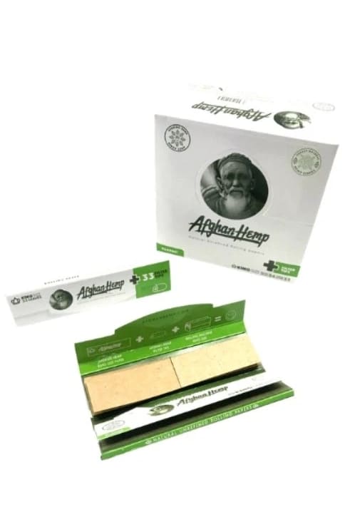 Afgan Hemp Classic King Size Rolling Papers & Filter Tips