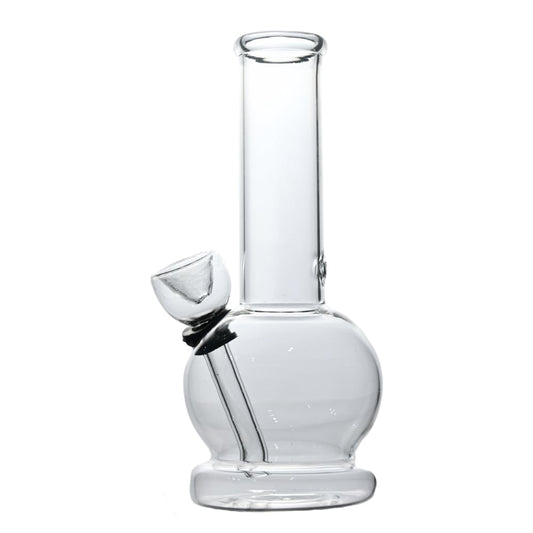 6 Inch Transparent Glass Water Pipe