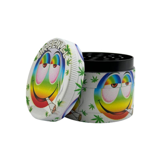Arsenal High Smileys 55mm 4-Pc Grinder