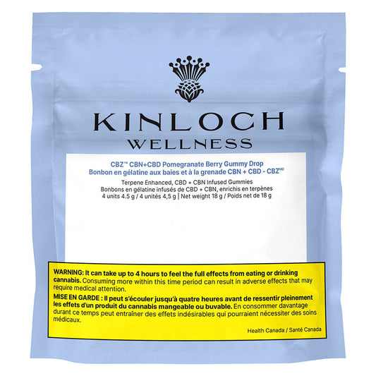 Kinloch Wellness - CBZ CBN + CBD Pomegranate Berry Gummy Drop Gummies