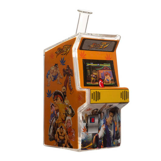 5" Arsenal Retro Game Glass Water Pipe