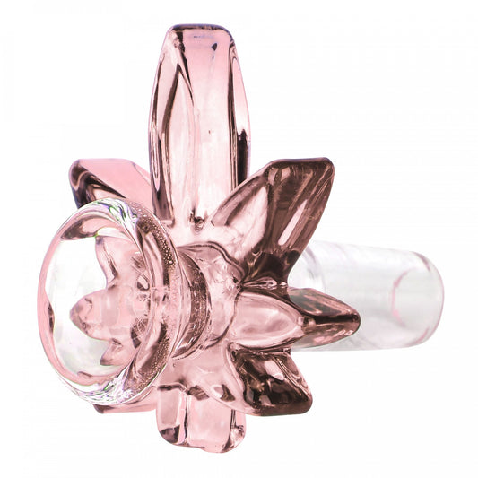 Big Leaf Bowl by RedEye Glass - 156 - Pink