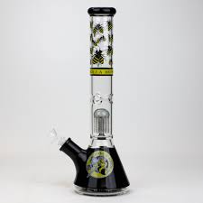 16 Inch Killa Bees Beaker - 16 Inch Killa Bees Tree Perc Bumblebees