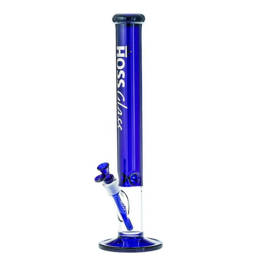 HOSS 18" Straight Tube with Window - Blue