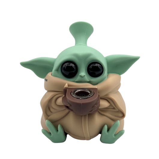 4" Arsenal Baby Alien Silicone Bong