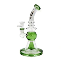 Oil Lamp Rig 10" Infyniti Brand with Bent Neck - GP1942 - Green