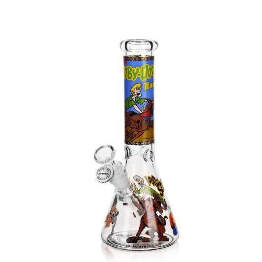 10" 5mm Arsenal Ghost Chasers Glass Bong - Design F