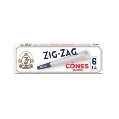 Zig Zag White 1 1/4 Prerolled Cones