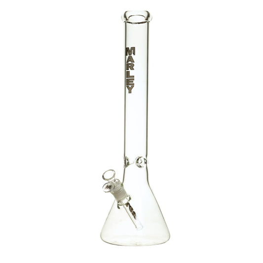 16" Marley Clear Beaker Bong (Black)