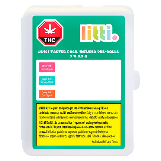 LITTI. - JUICI TASTER PACK. Infused Js